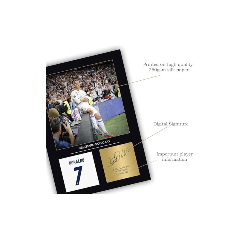 Pele Gift Signed A4 Print Display Unframed Pele Gifts For
