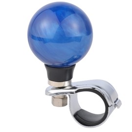 Arenbel Round Steering Wheel Ball Booster Car Turning Spinner Assist Grip Knob Handle Fit Most Vehicles Trucks Boats, Dark Blue