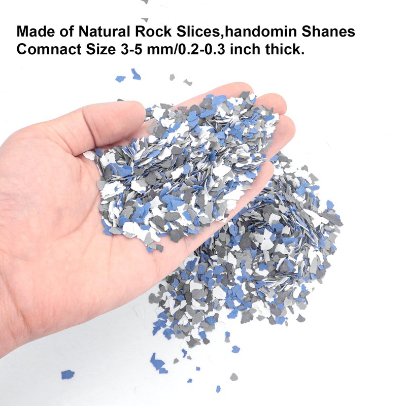 DingGreat Assorted Felt Pieces, Blue, Grey, Black and White, Craft