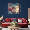Dragonfly Moon Puzzle for Adults 1000 Pieces, Colorful Lotus Jigsaw