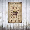 TRITXIY Kitchen Witchery Poster,Tin Signs 1 Pieces Reproduced Vintage, Retro