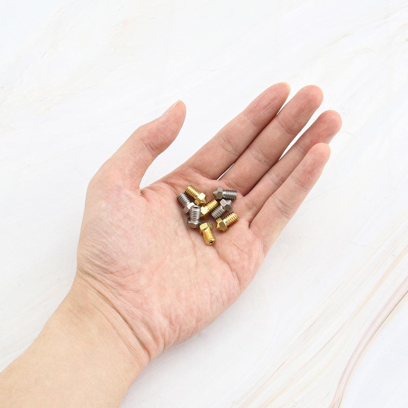 EMSea 16-Piece 3D Printer Nozzle Set, Size 0.2 mm, 0.4