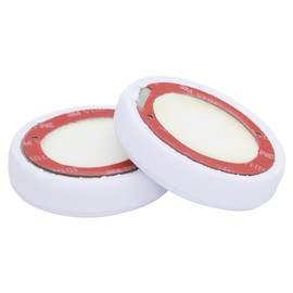 Ear Pads Replacement by MMOBIEL for Beats Dr. Dre Solo 2 Wireless / Dr. Dre Solo 3 Wireless Headphone - Memory Foam and Protein PU Ear Pad Cushions - On-Ear Earpads Replacement – White