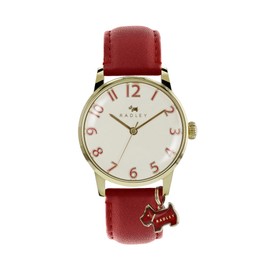 RADLEY Ladies Red Leather Strap Watch RY2250
