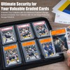 ULTRGEE Graded Card Binder, 6 Slot Storage Binder for Graded