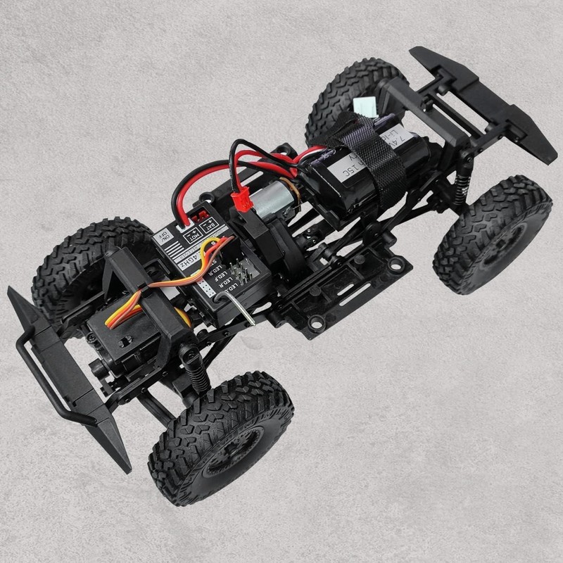 RACENT 1:24 4WD Off-Road RC Car with Metal Body and