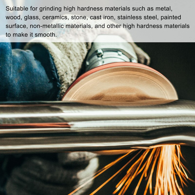 sourcing map 5 Inch Sanding Disc 120 Grit Hook and