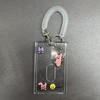 Photocard ID Pass Keyring Holder Case for Transit Cards Keyring 3ea
