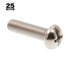 Prime-Line 9004196 Machine Screw, Round Head, Slotted/Phillips Combo, #10-32 X