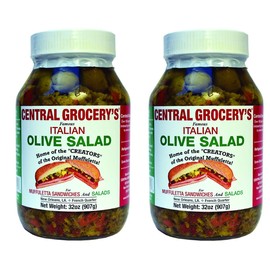 Central Grocery Olive Salad 32 oz (2-Pack)
