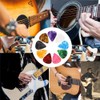 40 Pcs Guitar Picks,0.5mm/0.75mm/1mm/1.2mm Different Thickness Colorful Celluloid Guitar Picks