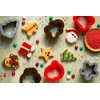 DECORA 0255097 Mini Plastic Cookie Cutter Christmas Jewellery Set of