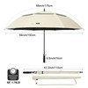 G4Free 68 Inch UV Protection Golf Umbrella Auto Open Vented