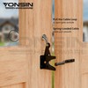YONSIN 2 Sets Self Locking Fence Gate Latch with Spring