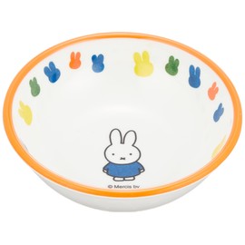 miffy M-3095AAG-R Space Joy Children's Bowl, White, Approx. Diameter 3.7 x Height 1.3 inches (9.5 x 3.2 cm)