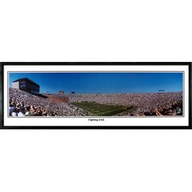 Everlasting Images Notre Dame Fighting Irish Notre Dame Stadium Panoramic Print Fighting Irish Standard Frame