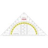 Brunnen 104975401 Geometry Triangle for School and Office, 16 cm,