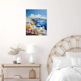 NEGEKFKX 6 Pack Scenery Diamond Art Kits for Adults Beginners,Landscape Diamond Painting Kits for Adults,5D Full Drill DIY Diamond Dot Gem Art Kit Wall Home Decor Arts Craft 16x12 inch