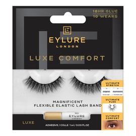 Eylure Faux Mink Luxe Comfort False Eyelashes, Magnificent - 1 Pair