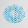Cute Blue Polka Dot PEVA Waterproof Shower Cap Hair Cap 5ea