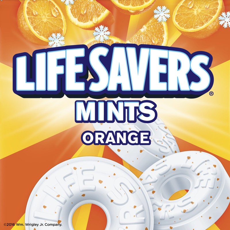 LifeSavers Orange Mints Candy Bag, 13 oz