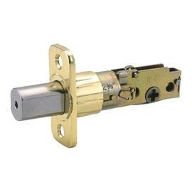 Design House 783217 Universal 6-Way Replacement Deadbolt Latch, 3.25 x 0.95 x 1, Polished Brass