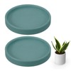 uxcell 2 Pcs Round Plant Saucers, 4 Inch Ceramics Plant