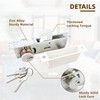 Storefront Door Mortise Lock Swing Deadbolt,Commercial Door Lock Double Cylinder