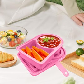 Dipping Containers | Salad Dressing Container | Portion Control Kitchen Refrigeration Meal Prep Boxes for Food Sampling Fruits Vegetables