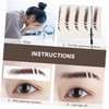 minkissy Temporary Eyebrow Stickers 6pcs Set Quick Easy to Apply