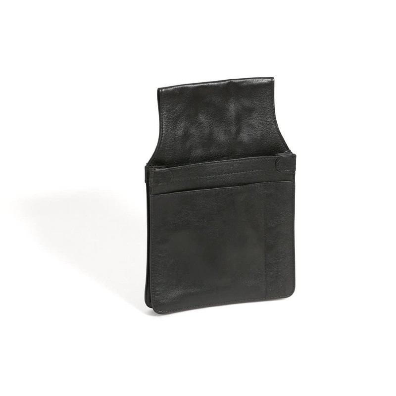 Waiter bag case LEAS, Genuine Leather, black - ''LEAS Special