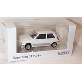 Norev R’ENAUL’T 5 SuperCinq Gt turbo in White vehicle 1:43 scale diecast model
