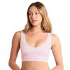 Floatley Cozy Scalloped Bra Comfort Wirefree Full Coverage Seamless Bra