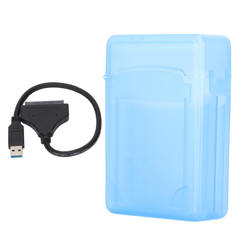 SATA to USB 3.0 Adapter with 2.5in Protective Box Blue