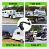 WOLFWILL 7 Way Blade to 4 Way Flat Trailer Adapter,