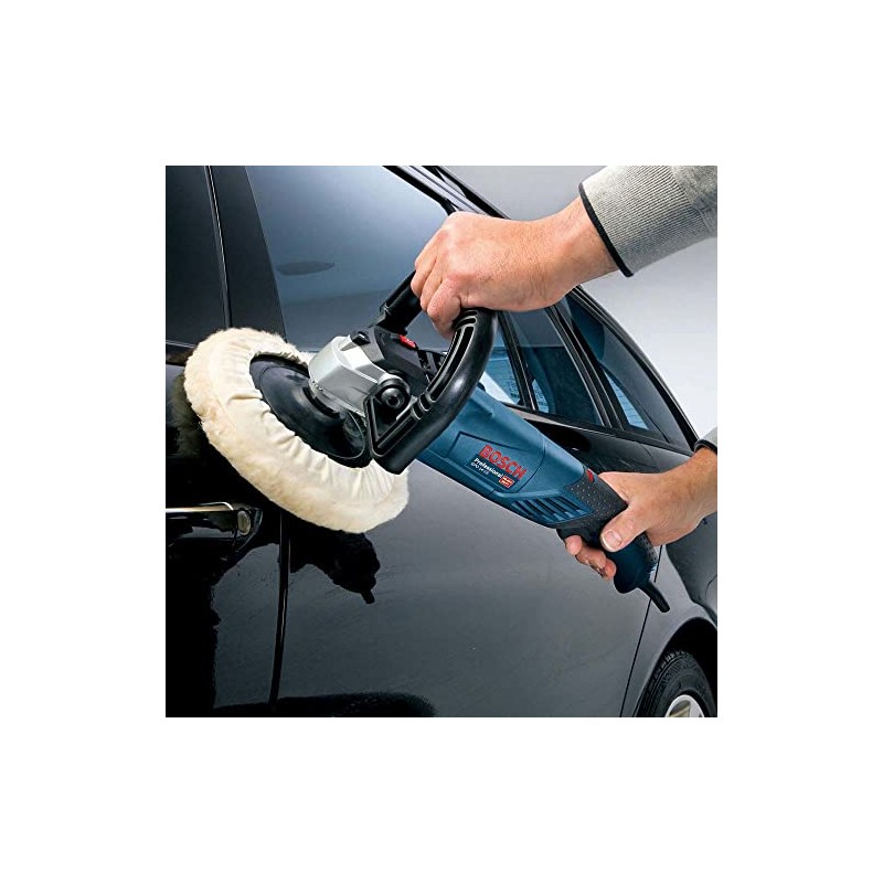 Bosch Professional 1x Lambswool Bonnets for Polishers (for Lacquer, Multiplex
