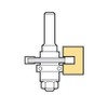 Trend CraftPro Tongue and Groove Router Cutter Bit, 1/4 Inch