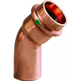 Viega 77637 Propress 1/2 In. Copper 45-degree Street Elbow