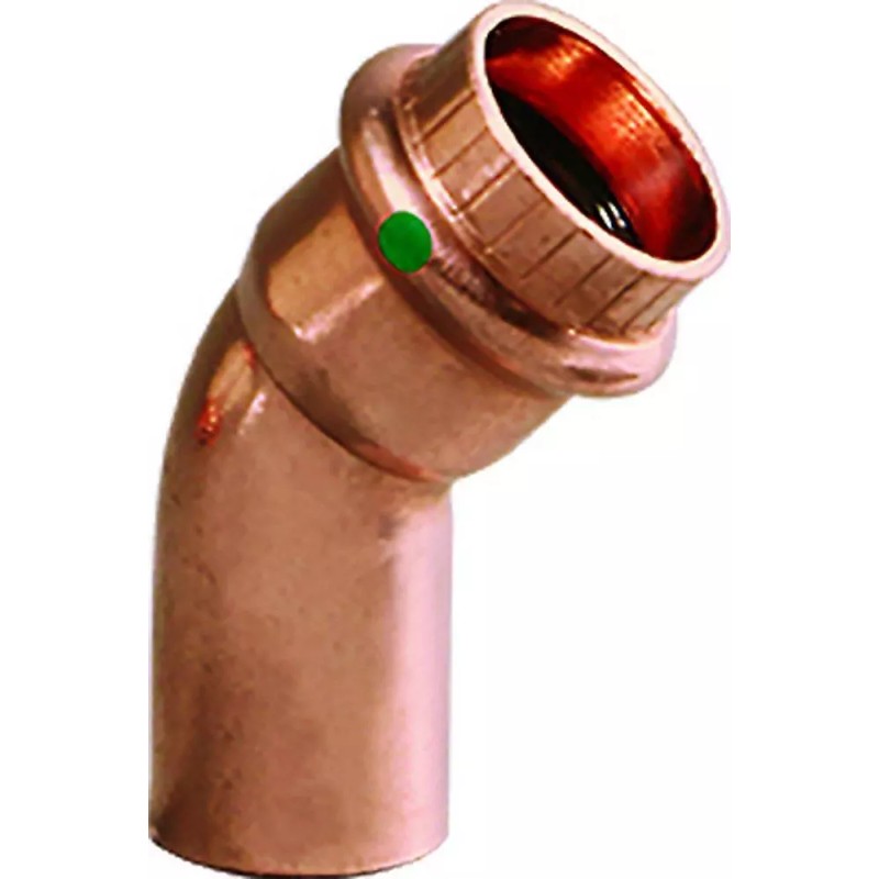 Viega 77637 Propress 1/2 In. Copper 45-degree Street Elbow