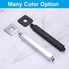 sourcing map Shower Head Extension Arm with Square Flange 235mm(9.3")
