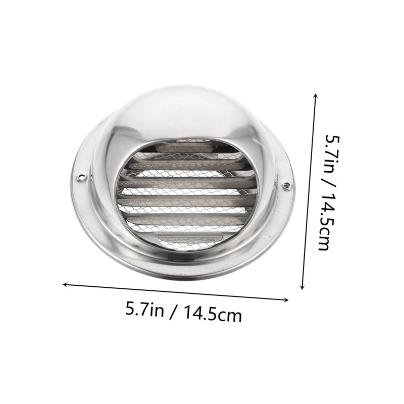 Mikinona Vent Cap Stainless Steel Air Vent Hood Rain Cover