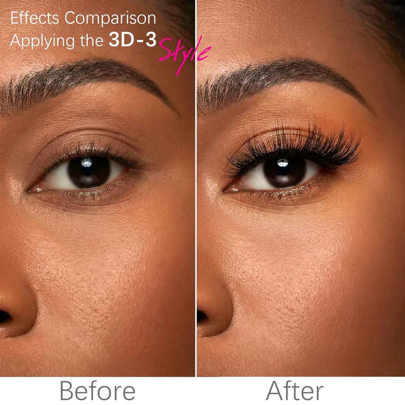 Eliace Elias Eyelashes (50 pairs, 5 styles) Luxury Faux Mink