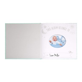 Kate & Milo Little Dreamer Stars - Libro de recuerdos para el primer año del bebé, álbum de fotos de hitos para bebés, género neutro