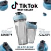 HELIMIX Blender Shaker Bottle Made in USA No Whisk Ball