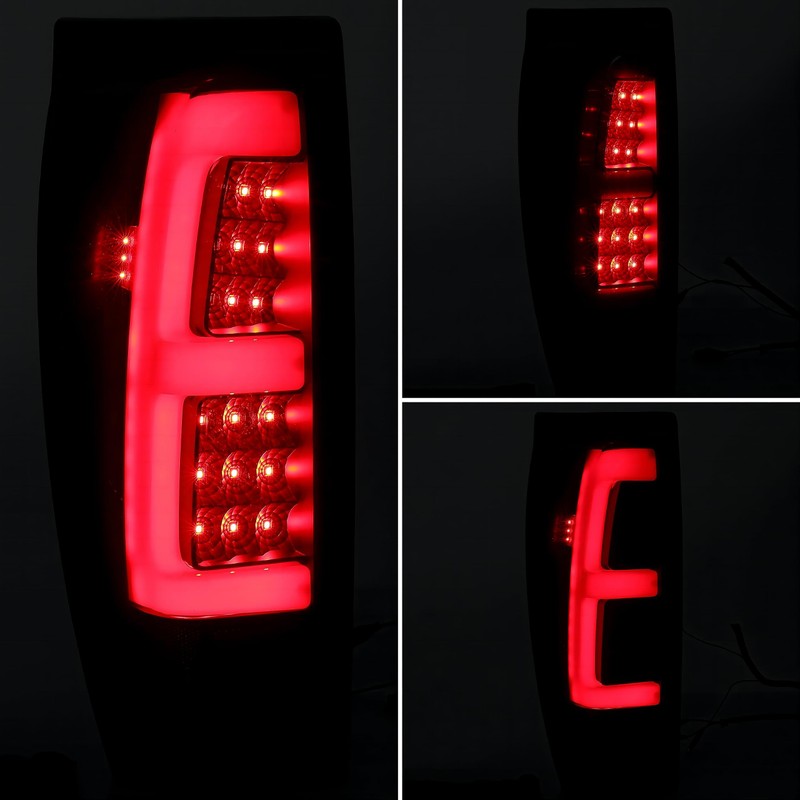 KUAFU LED Tail Light Pair Compatible with 2002-2006 Chevy Avalanche