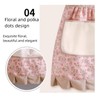 3 Pieces Aprons for Women with Pockets, Floral Kitchen Cooking