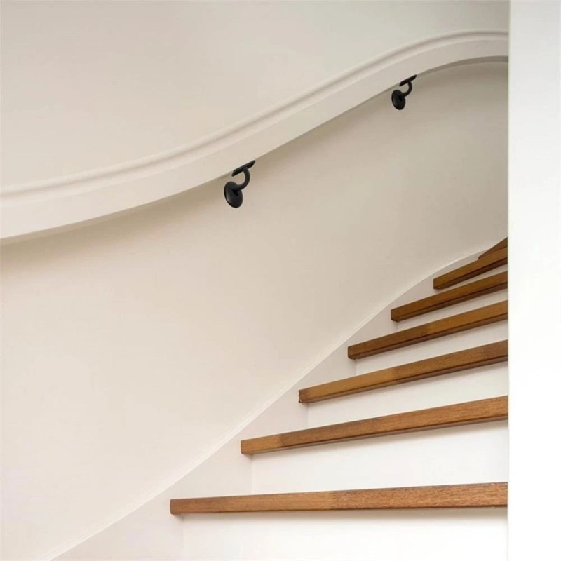 Design House 5-Pack Metal Jumbo Hand Rail Bracket in Matte