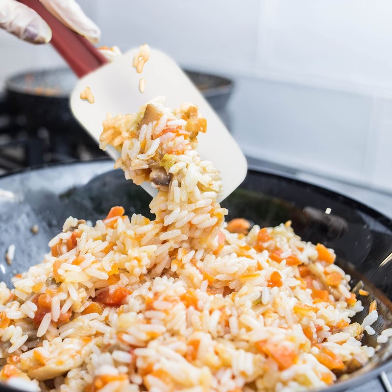 Espátula y cuchara de goma de silicona