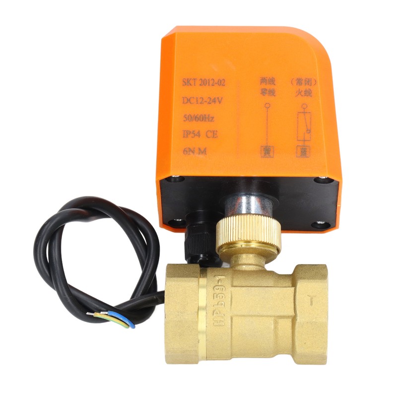 DN25 2 Way 2 Wire Electric Ball Valve Normally Closed