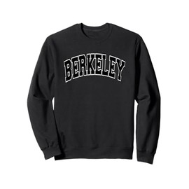Berkeley Arched Black Text Sweatshirt